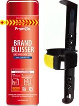 Prymos spray Brandblusser voor de auto, camper en boot met houder.