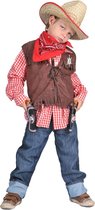 Cowboy & Cowgirl Kostuum | Wild West Jongen Tommy | Maat 116 | Carnaval kostuum | Verkleedkleding