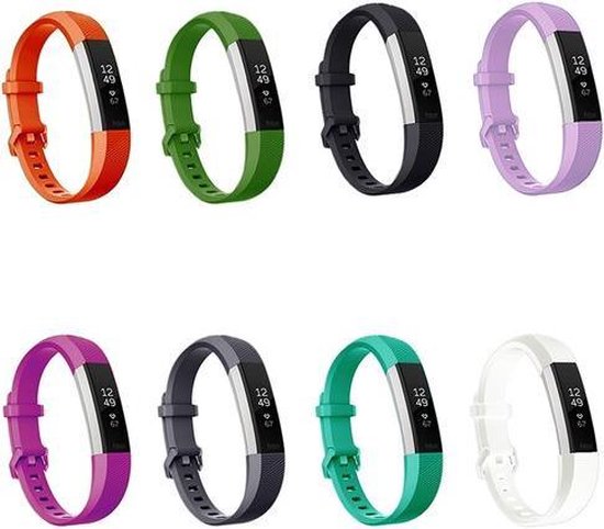 Bracelet connecté Fitbit Alta HR Noir Taille L pas cher