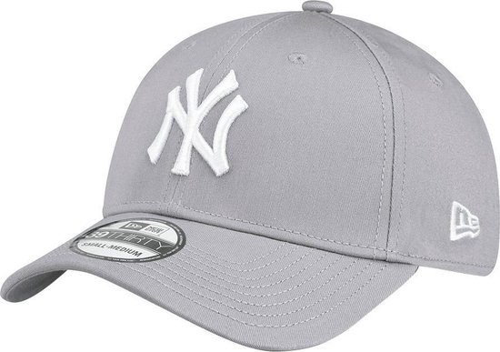 New Era 39THIRTY LEAGUE BASIC New York Yankees Cap - Grey - M/L | bol.com
