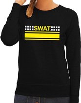 SWAT speciale eenheid logo zwarte sweater voor dames - Politie verkleedkleding L