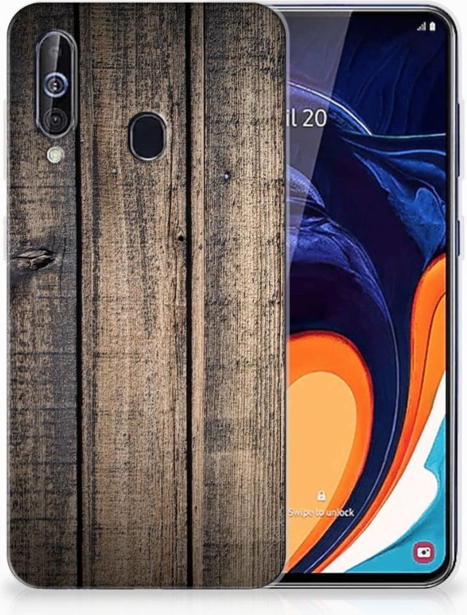 Samsung Galaxy A60 Bumper Hoesje Steigerhout