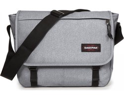 Eastpak DELEGATE + Shoudertas, 17 inch laptopvak - Sunday Grey | bol.com