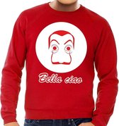 Salvador Dali bankovervaller sweatshirt rood - Bella Ciao XL