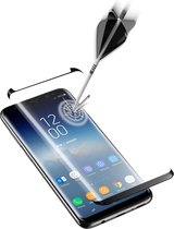 Cellularline - Screenprotector Samsung Galaxy S9 -  Volledig Dekkend - Gehard Glas - Inclusief Aanbrengtool - Antimicrobieel - 3 Pack