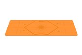 Liforme Happiness Yoga mat oranje  (Inclusief draagtas)