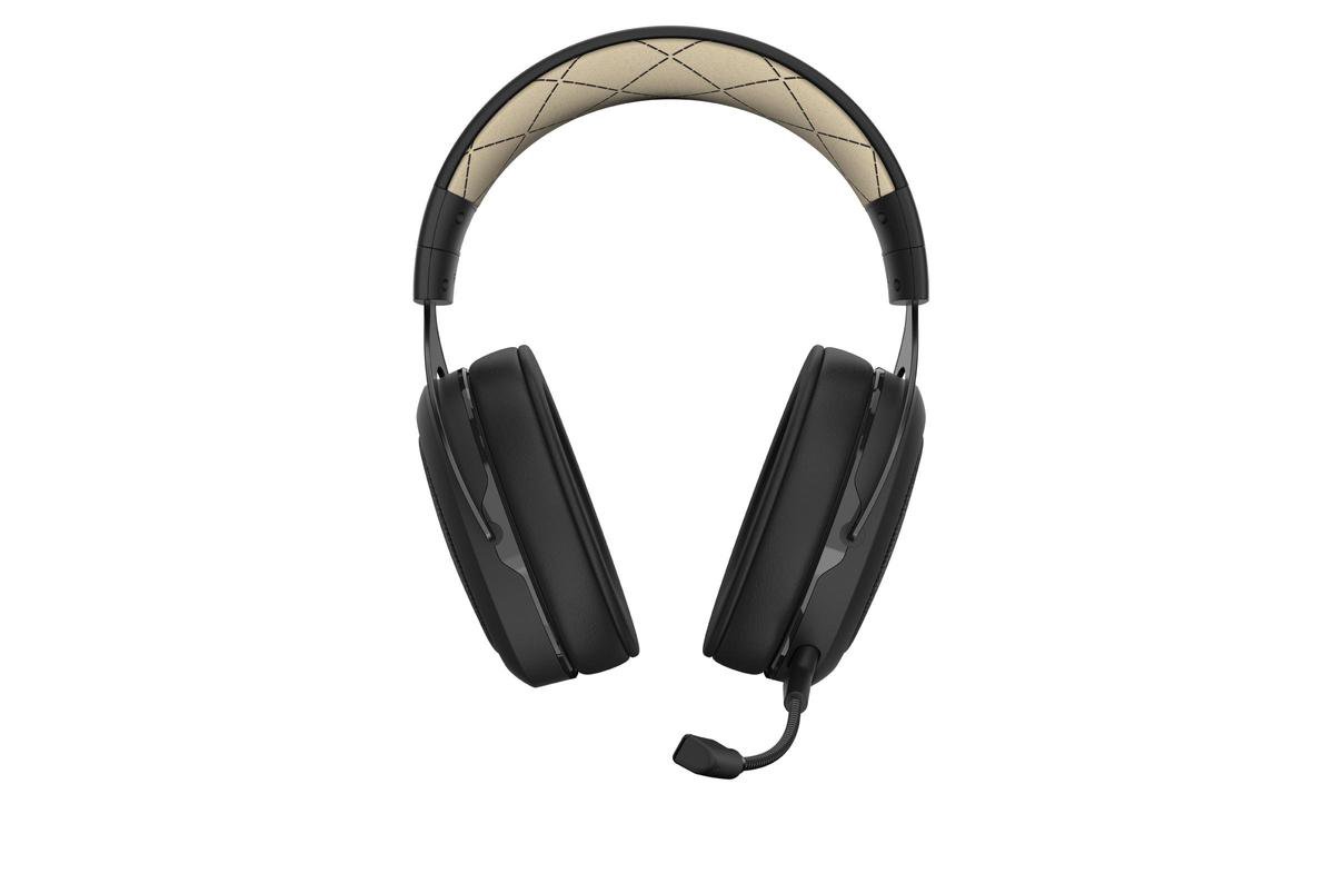 Corsair HS70 Pro Surround Draadloze Gaming Headset - Zwart/Crème - PC |  bol.com