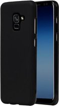 Zwart TPU back case cover Hoesje voor Samsung Galaxy A5 2018 / A8 2018