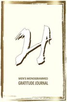 H Men's Monogrammed Gratitude Journal