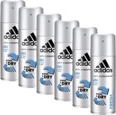 Adidas Cool & Dry Fresh Deodorant spray 6 x 150 ml