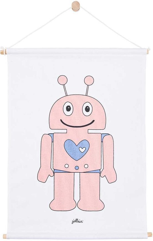 Jollein poster Robot pink