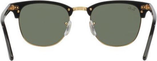 Ray-Ban RB3016 W0365 - Clubmaster (Classic) - zonnebril - Zwart / Groen Klassiek G-15 - 51mm van Merkloos — afbeelding 4