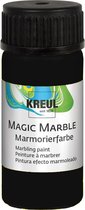 KREUL Zwarte Magic Marble Marmer effect verf - 20ml marble effect verf voor eindeloze toepassingen zoals toepassingen, van achtergronden van schilderijen tot gitaren