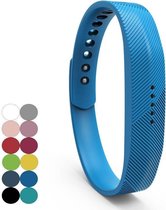 REBL Siliconen bandje - Fitbit Flex 2 - Blauw