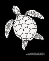 Polynesian Sea Turtle Honu Maori Art Hawaiian Notebook