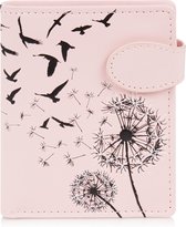 Shagwear Portemonnee - Compact Beugelportemonnee - Dames - Kunstleer - Dandelion (0484sm)