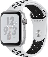 Apple Watch Series 4 Nike - Smartwatch - Zilver - 44mm