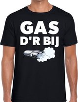 Gas der bij festival t-shirt zwart heren 2XL