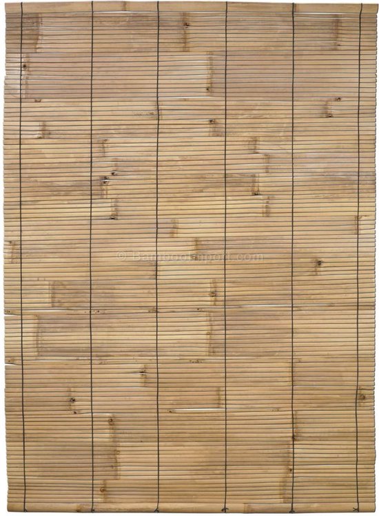 Bedankt lijst Vroegst Bamboe Rolgordijn 150 x 200 cm | bol.com