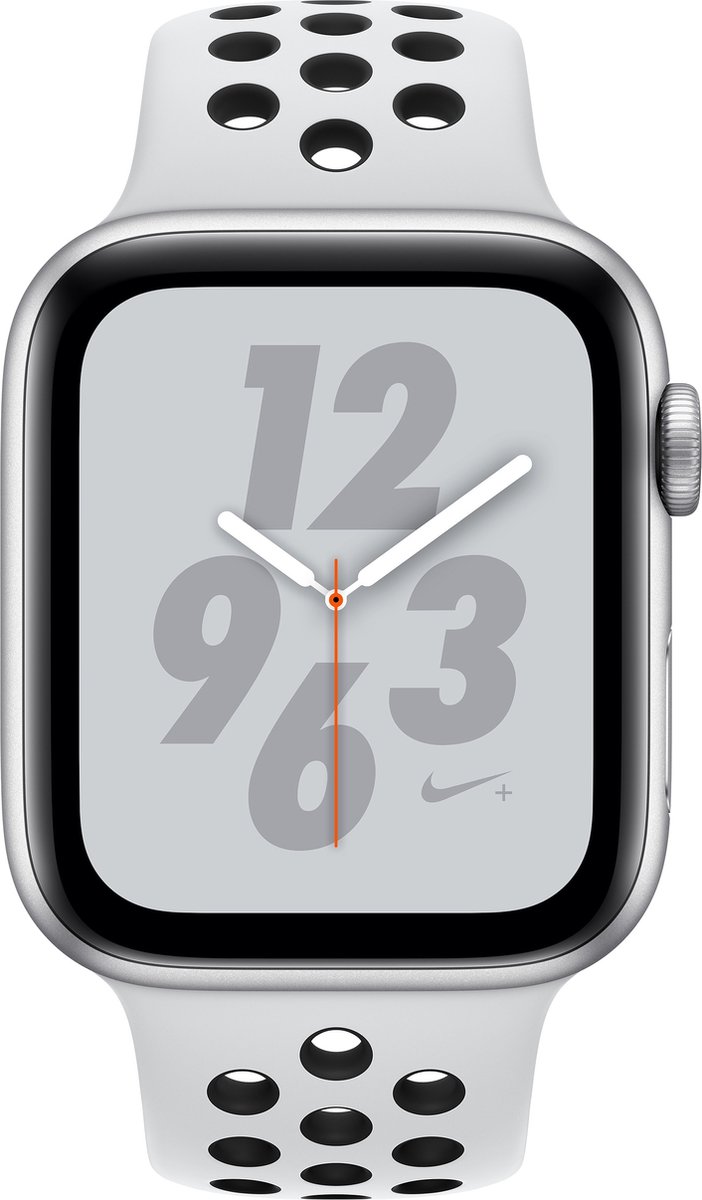Apple Watch Series 4 Nike - Smartwatch - Zilver - 44mm | bol.com