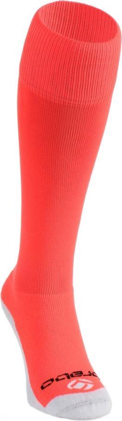 Brabo Socks BC8360 - Chaussettes de hockey - Junior - Taille 28 - Orange fluo