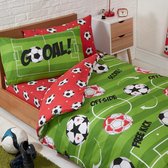 Voetbal peuterbed 150 x 120 cm. dekbedovertrek