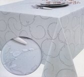 Luxe Stoffen Tafellaken - Tafelkleed - Tafelzeil - Hoogwaardig - All Over Ecru - Wit - 150 x 200 cm