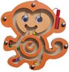 Afbeelding van het spelletje Magnetisch Doolhof - Houten Doolhofspel - Kinderspeelgoed 1 T/M 5 jaar - Aap