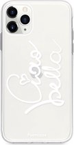 Fooncase Hoesje Geschikt voor iPhone 11 Pro Max - Shockproof Case - Back Cover / Soft Case - Ciao Bella!