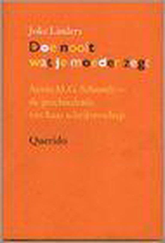 Doe nooit wat je moeder zegt - cover