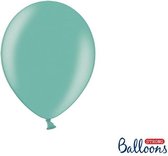 """Strong Ballonnen 23cm, Metallic Aquamarine (1 zakje met 50 stuks)"""