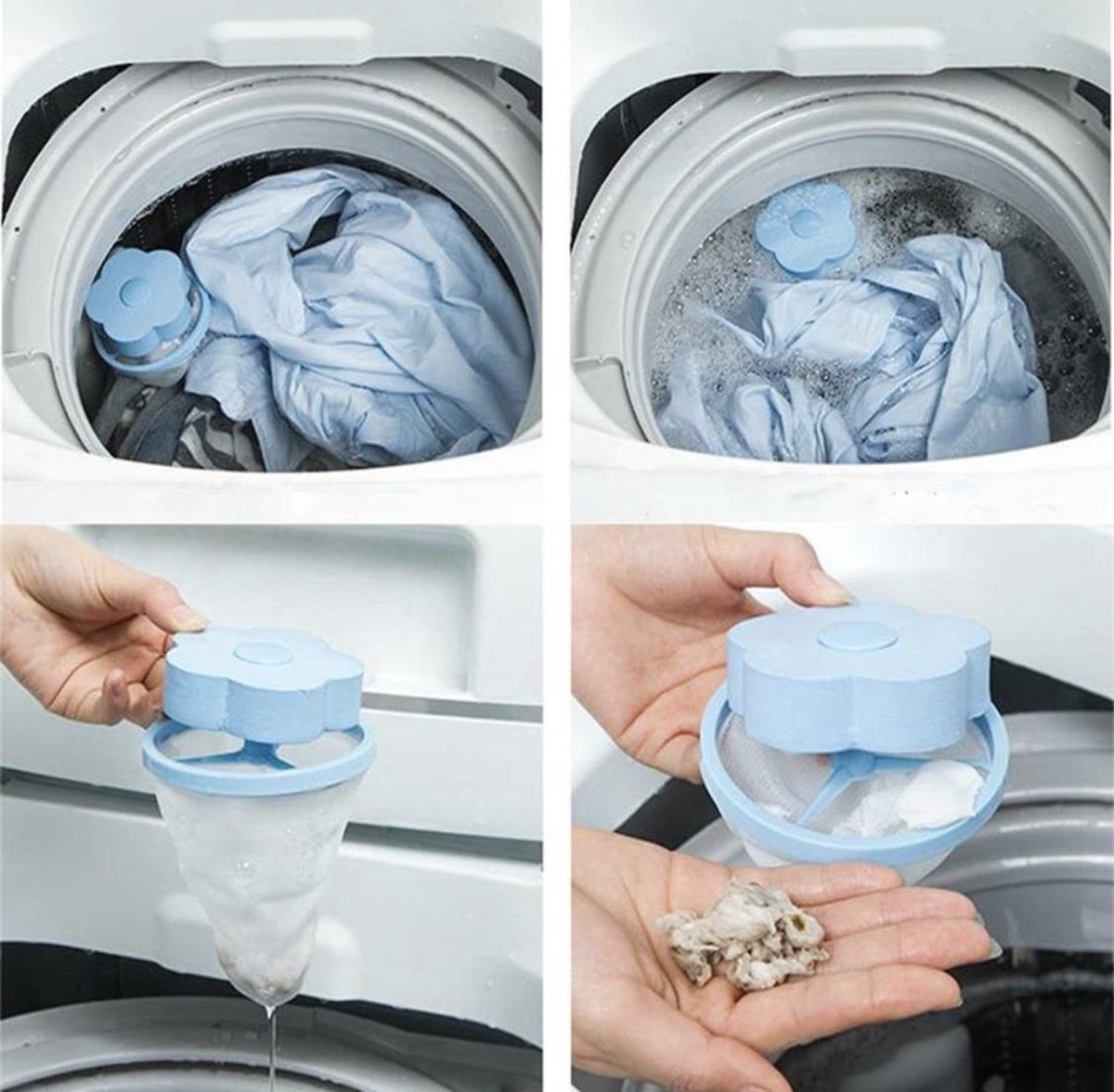 Wasmachine Filter Ontharing van Versteeg® - Anti-Pluis - Wasmachine  accessoires -... | bol.com