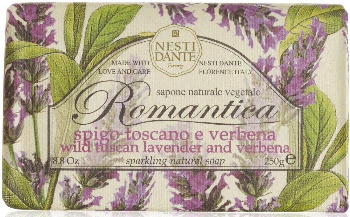 Nesti Dante Romantica Tuscan Lavender and Verbena Zeep 250 gr
