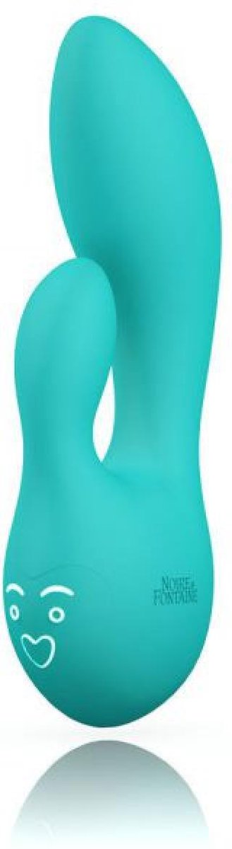 Copain coquin ocean blue - duovibrator - vibrator voor vrouwen - flexibel - G-spot - clitorisstimulatie - waterproof - USB oplaadbaar