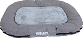 Boony ligkussen 'Robuust' katoen grijs 90x70 cm
