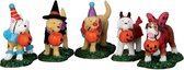 Lemax - Trick Or Treating Dogs -  Set Of 5 - Kersthuisjes & Kerstdorpen