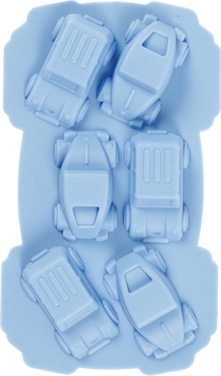 Creotime Siliconen Vormen 30 X 45 Mm Blauw