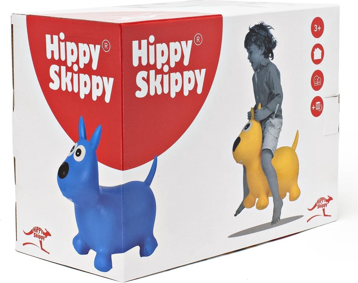 Hippy Skippy Konijn Skippybal - 81 cm - Grijs — afbeelding 11