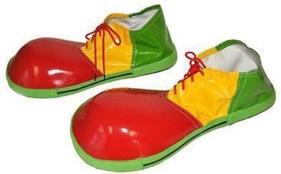 Clowns schoenen rood/geel/groen | bol.com