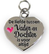 Bedeltje - Liefde vader & dochter - Charms for you