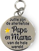 Bedeltje - Papa & mama - Charms for you