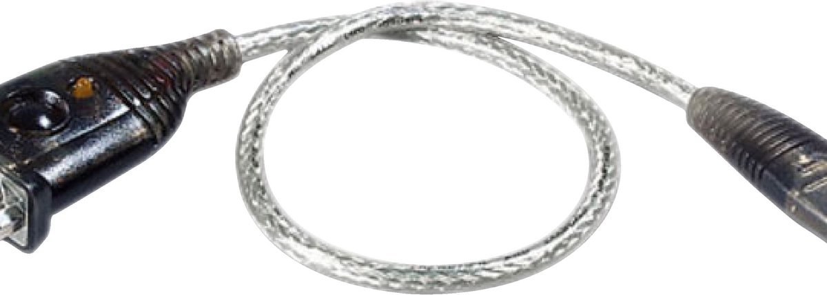 Aten UC232A1-AT Usb 2.0 Kabel A Male - Sub-d 9-pins Male Rond 100 Cm Zilver
