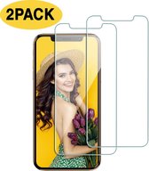 Screenprotector geschikt voor iPhone 11 Screenprotector - Tempered Glass - 9H Anti burst - Anti Shock - 2Pack voordeelpack - EPICMOBILE