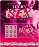 Kheper Games Lucky Sex Tickets - Erotisch Spelplezier - 8 Krasloten - En, Es, De, Fr