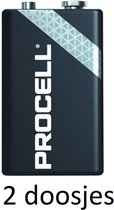 2x Procell Alkaline 9V/6LR61 10 pack -