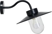 Buitenlamp wandlamp - Swan Neck Zwart - Carbon - Tuinlamp