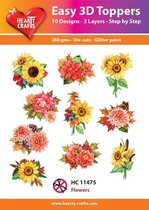 Easy 3D Topper Zomer Bloemen - HC 11475