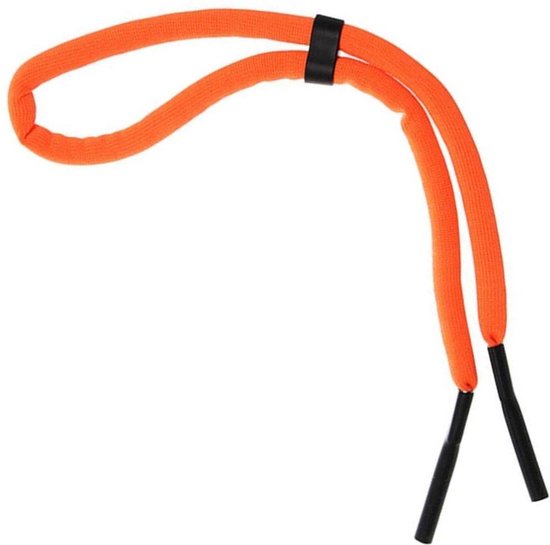 Fako Bijoux® - Cordon à lunettes flottant - 66cm - 10mm - Orange