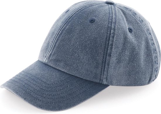Senvi Low Profile Vintage Cap Blauw