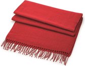 Senvi XL Classic Geweven Sjaal - Kleur Rood - Unisex